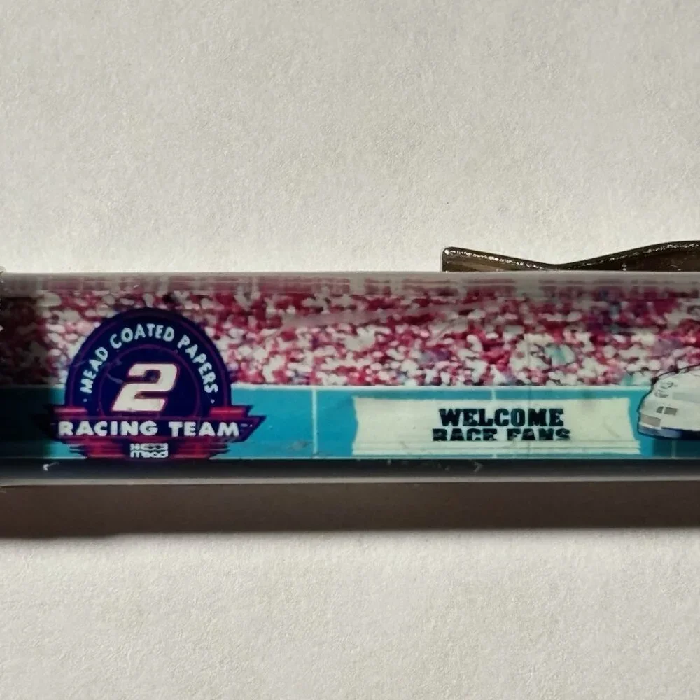 Mead Coated Papers Nascar Racing Team #2 Sponsor Racecar Floaty Pen Speedway